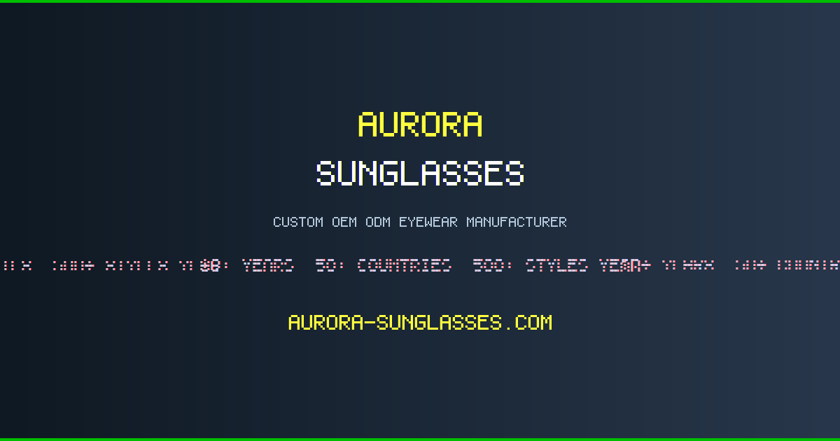 Custom Polarized Sunglasses OEM Manufacturer